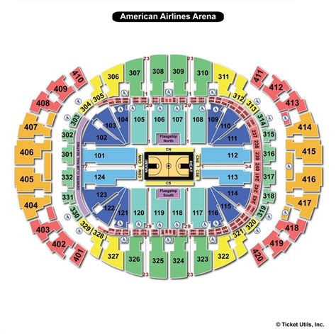 American Airlines Arena Miami Seating Chart With Rows – Two Birds Home