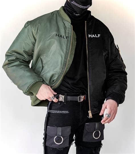 Half/Half Bomber Jacket – SXVSU