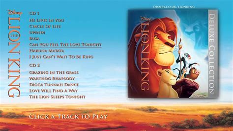 Various Artists The Lion King Original Soundtrack