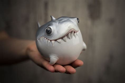 Baby-shark | Art dolls, Sculpting clay, Art toy