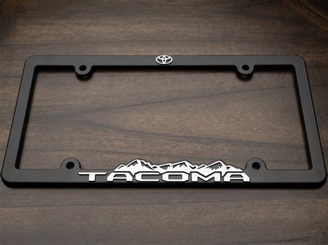 Toyota-Tacoma-Mountains-License-Plate-Frame-TRD-Offroad-Tacoma | Etsy