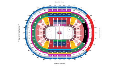 Seating Chart | Montréal Canadiens