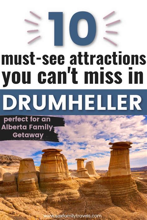 Top Ten Places To Visit In Drumheller, Alberta | Alberta travel ...