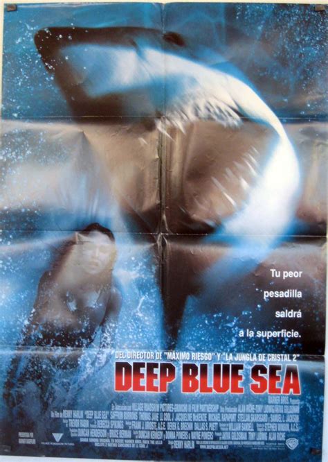 "DEEP BLUE SEA" MOVIE POSTER - "DEEP BLUE SEA" MOVIE POSTER