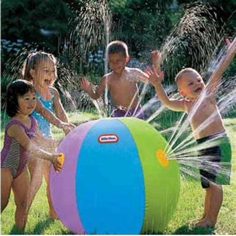 Big size Inflatable spray water ball for kids play ball beech lawn ...