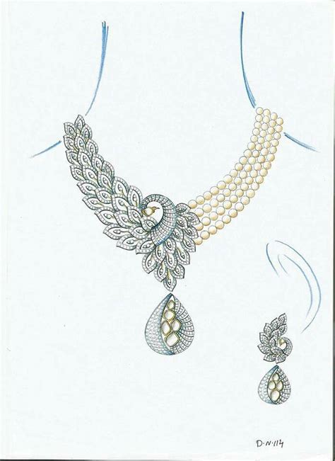 Pin on Jewellery Illustration III | Jewellery design sketches, Jewelry ...