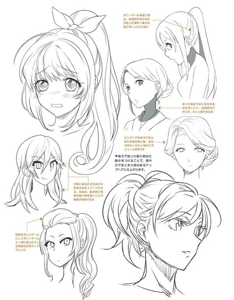 Anime Hair Drawing Guide