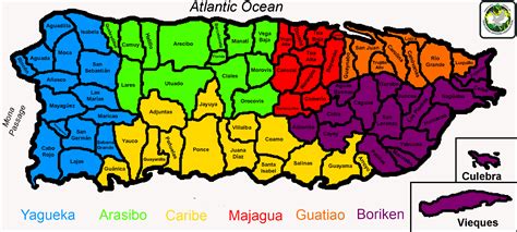 Mapa De Puerto Rico Y Sus Pueblos | Images and Photos finder