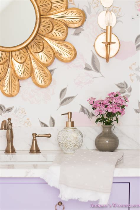 Winter’s Gorgeous Floral Wallpaper Bathroom Reveal! - Addison's Wonderland