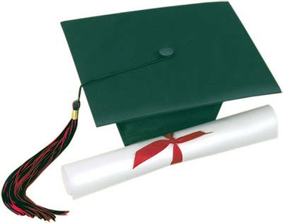 Green Graduation Cap - ClipArt Best