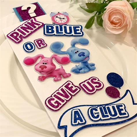 Blue Clues Baby Shower Invitation - Etsy Israel