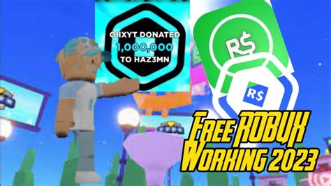 HOW TO GET FREE ROBUX *WORKING 2023* - YouTube