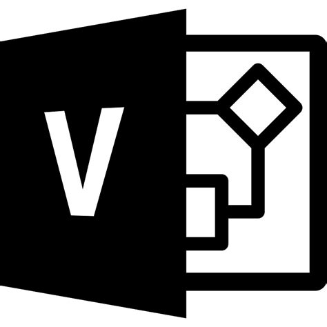 Microsoft-Visio icon. Free download transparent .PNG | Creazilla