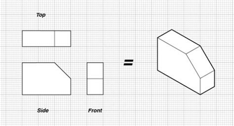 Tutorial – Orthographic Projections & Basic Isometrics | Technical ...