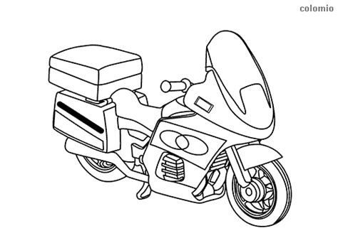 Motorcycle Coloring Pages For Boys | Protol Colors