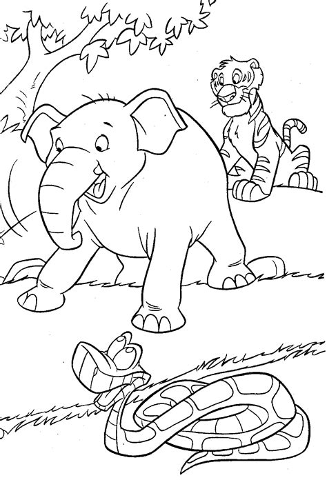 Jungle Coloring Pages - Coloring Kids