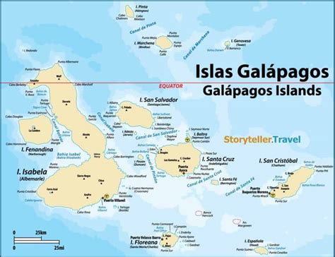 Galapagos Islands Names: Guide to All 33 Islands, Islets (Map ...