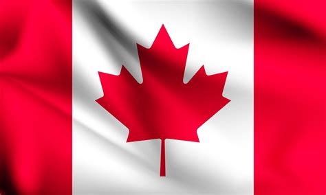 Canada 3d flag 1228925 Vector Art at Vecteezy