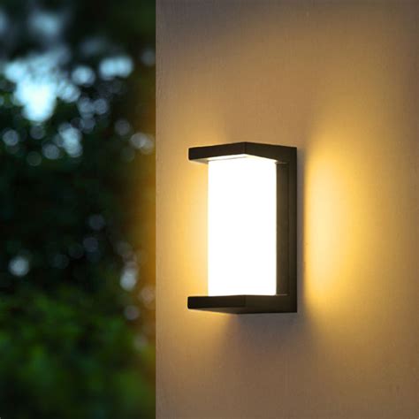 Modern Outdoor Lighting LED Wall Lights Waterproof Porch Light Wall ...