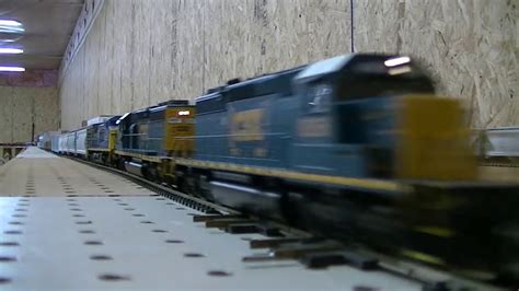 Fastest CSX HO scale model train on YOUTUBE - YouTube