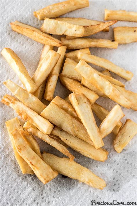 SUPER CRISPY YUCA FRIES (CASSAVA FRIES) | Precious Core