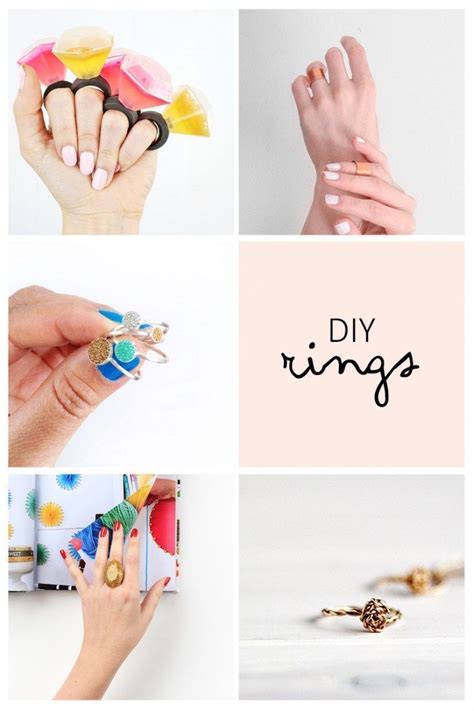 5 Must Try DIY Rings - This week's inspiration is all about DIY Rings ...