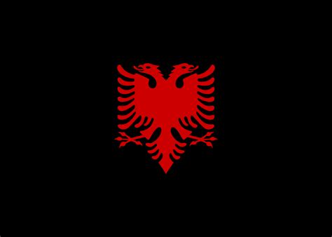 Albanian flag inverted : r/vexillology