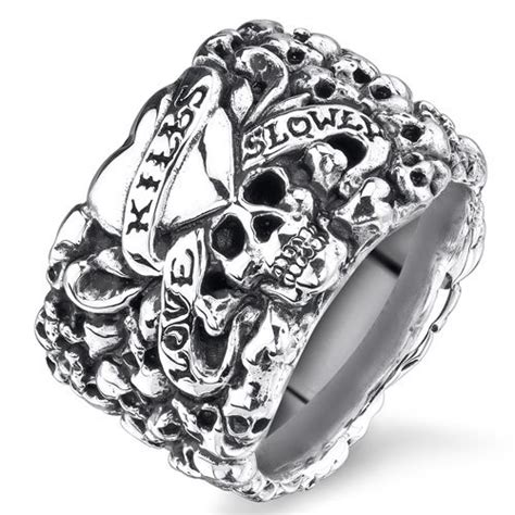 Ed Hardy "Multi Skull Ring" $19.00