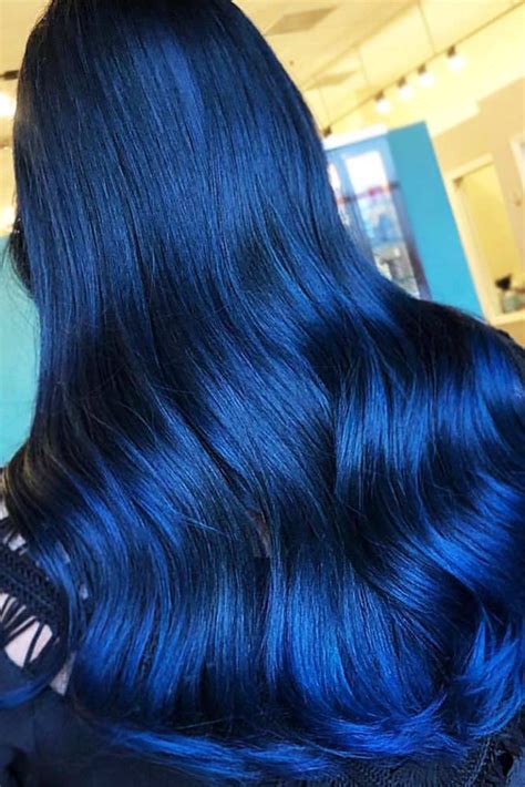 Black And Blue Hair Ideas