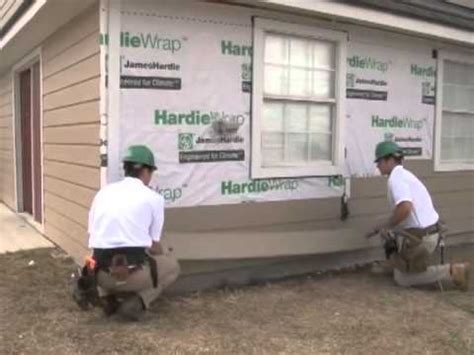 Installing Hardie Board Siding