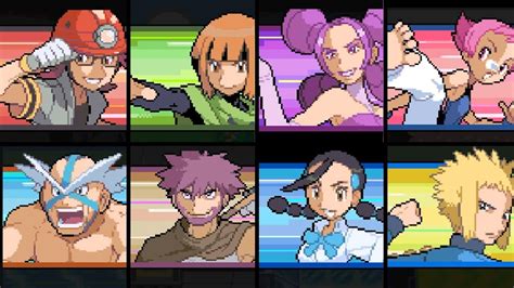 Pokemon Platinum - All Gym Leaders (Sinnoh League) - YouTube