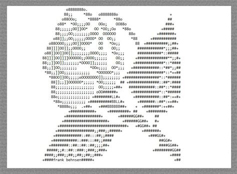 Iphone ascii art text message - silvernored