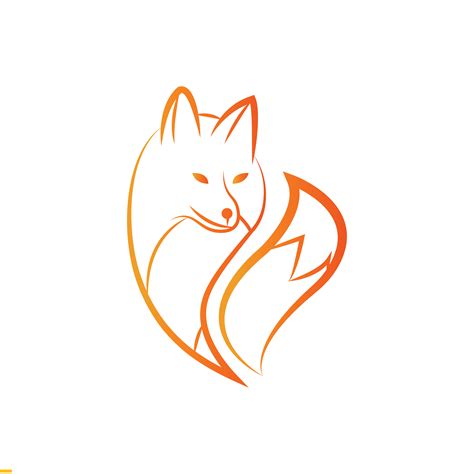 Fox Line Art Vector Logo Template for Business and Company 3698767 ...