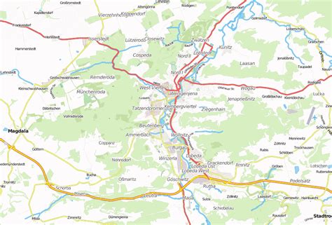 Jena Germany Map - Best Map of Middle Earth