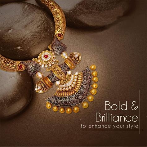 Jewellery add | Gold jewelry fashion, Gold necklace indian bridal ...