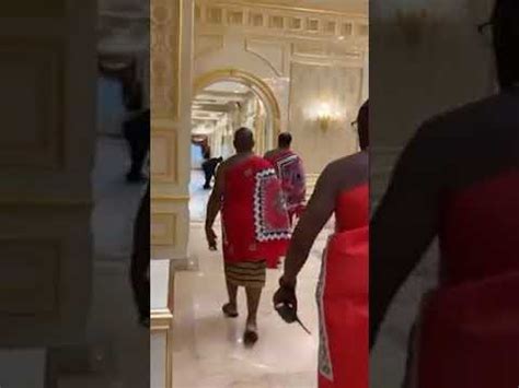 His Majesty King Mswati III parades his palace!!! - YouTube