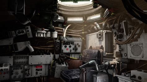 ArtStation - Tank Interior - Chieftain Tank