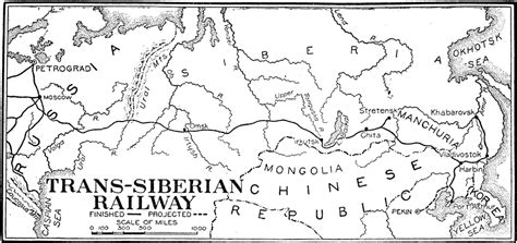 Trans Siberian Railroad Map