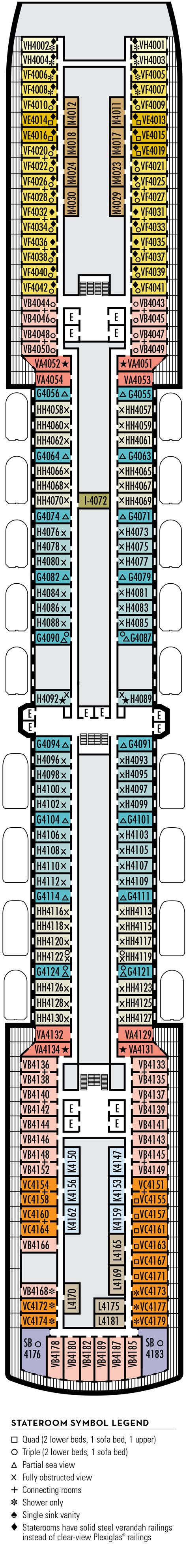 Nieuw Amsterdam Deck Plan