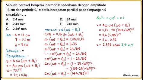 Kumpulan Contoh Soal Getaran