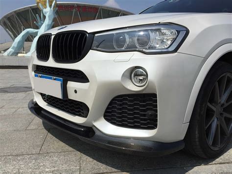 Carbon Fiber X4 F26 Front Bumper Lip Splitter Chin For Bmw X4 F26 M ...