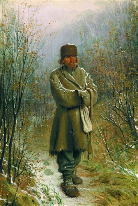 "Contemplator" Ivan Kramskoy - Description Painting