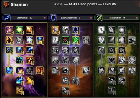 Elemental Shaman PvE cataclysm 4.3.4 & Glyphs - Talent Guide|WoW - Best ...