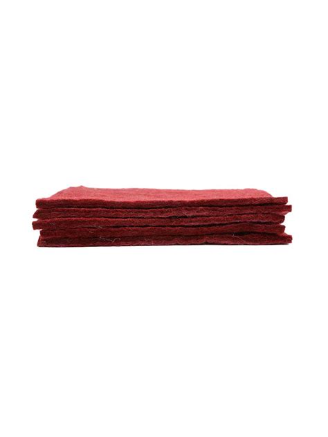 Red Felt Sheets - Woollyfelt