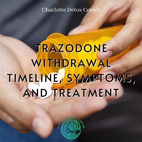 Trazodone Withdrawal Timeline, Symptoms, & Detox Treatment