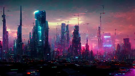 ArtStation - Cyberpunk Cityscape