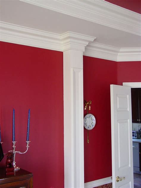 Faux Column Build Ups for Wall Wainscoting