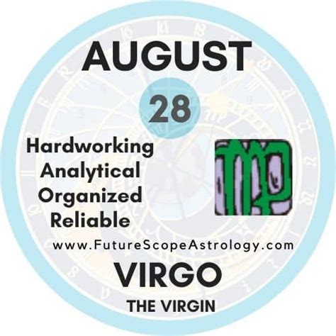 August 28 Zodiac (Virgo) Birthday: Personality, Zodiac Sign ...