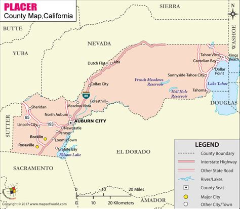 Placer County Zip Code Map – Interactive Map