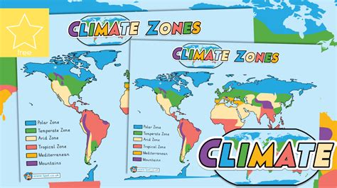 Teacher's Pet » Climate Zones Poster